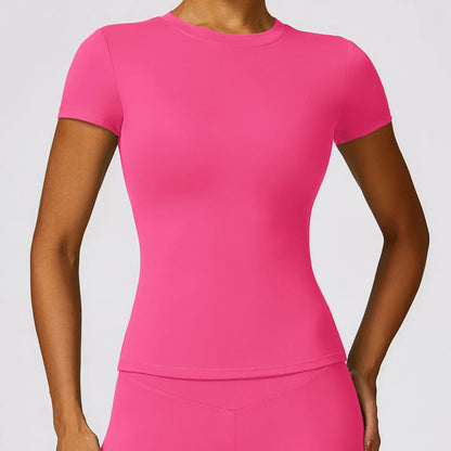 Acteline™ Seamless Running Sports T Shirt  for Women – 4-Season Comfort Fit