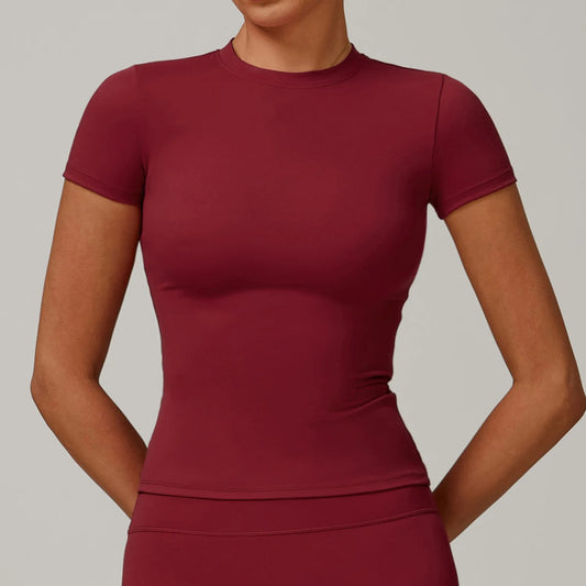 Acteline™ Seamless Running Sports T Shirt  for Women – 4-Season Comfort Fit